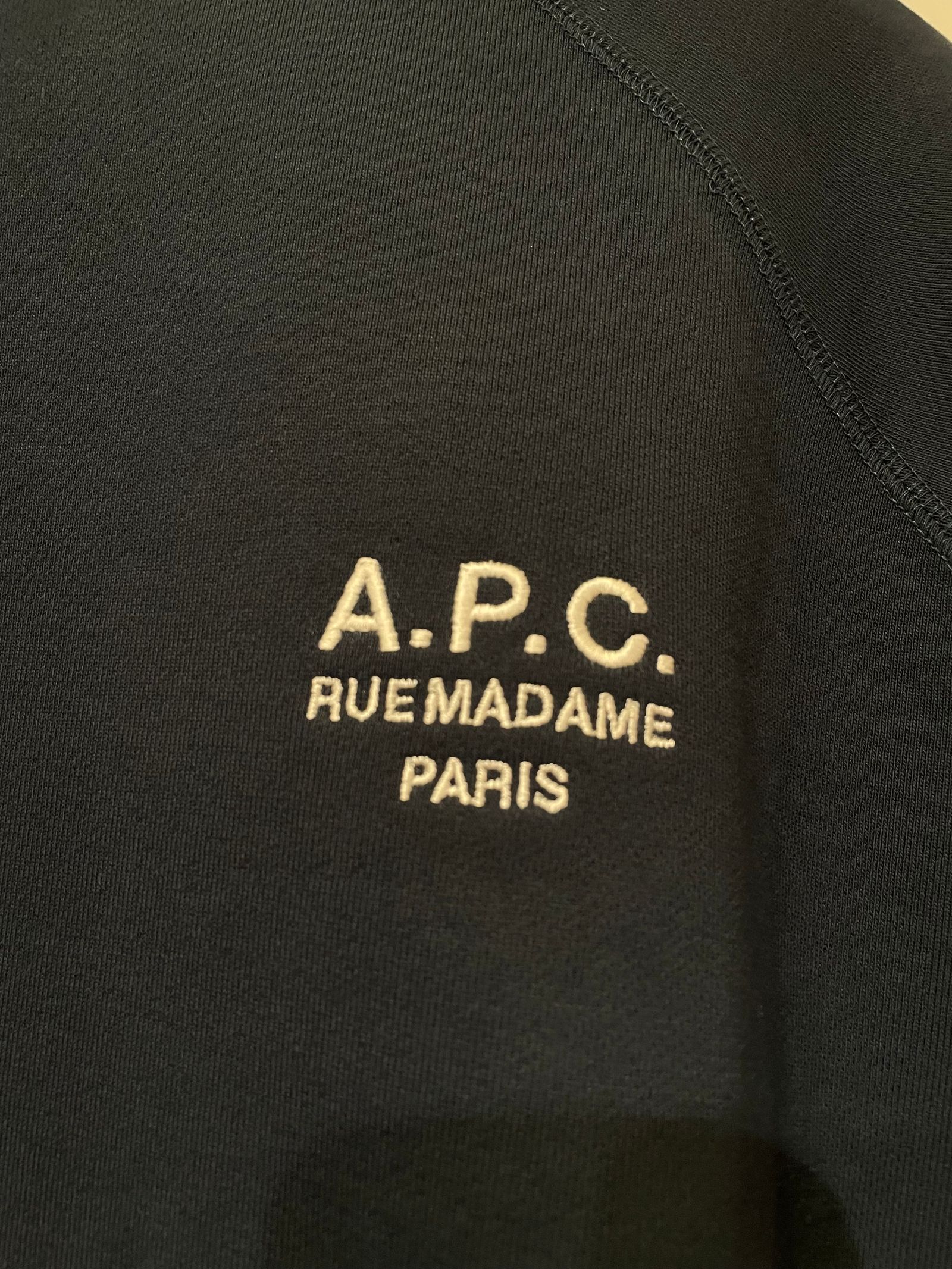 Milton スウェットシャツ / ワンポイント刺繍スウェット /ネイビー