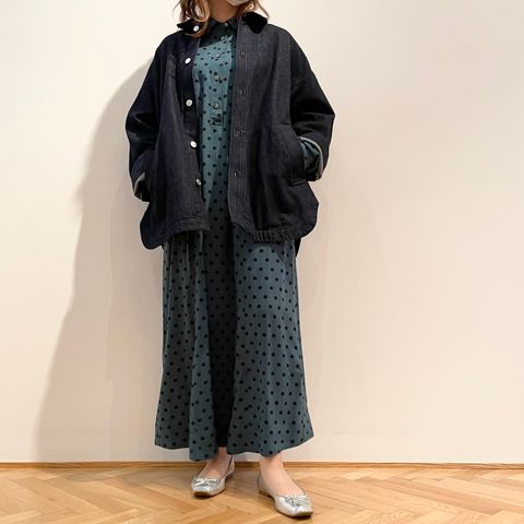 dah'lia レトロな雰囲気が魅力のドットワンピース