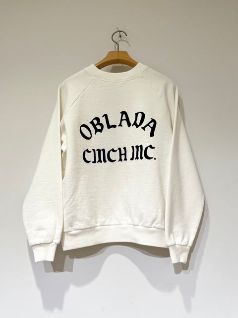 フロッキーロゴスウェット / ホワイト