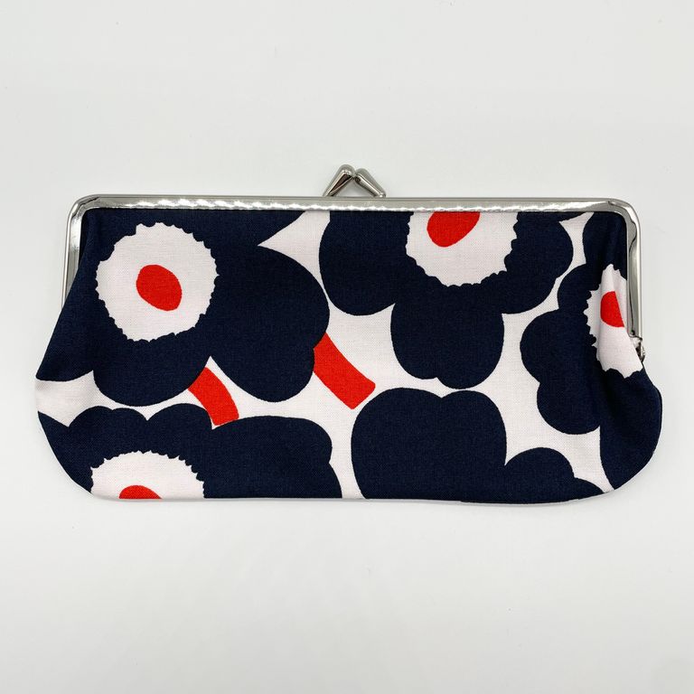 Marimekko - Mini Unikko Silmalasi Kukkaro がま口ポーチ | HALLOW's web store