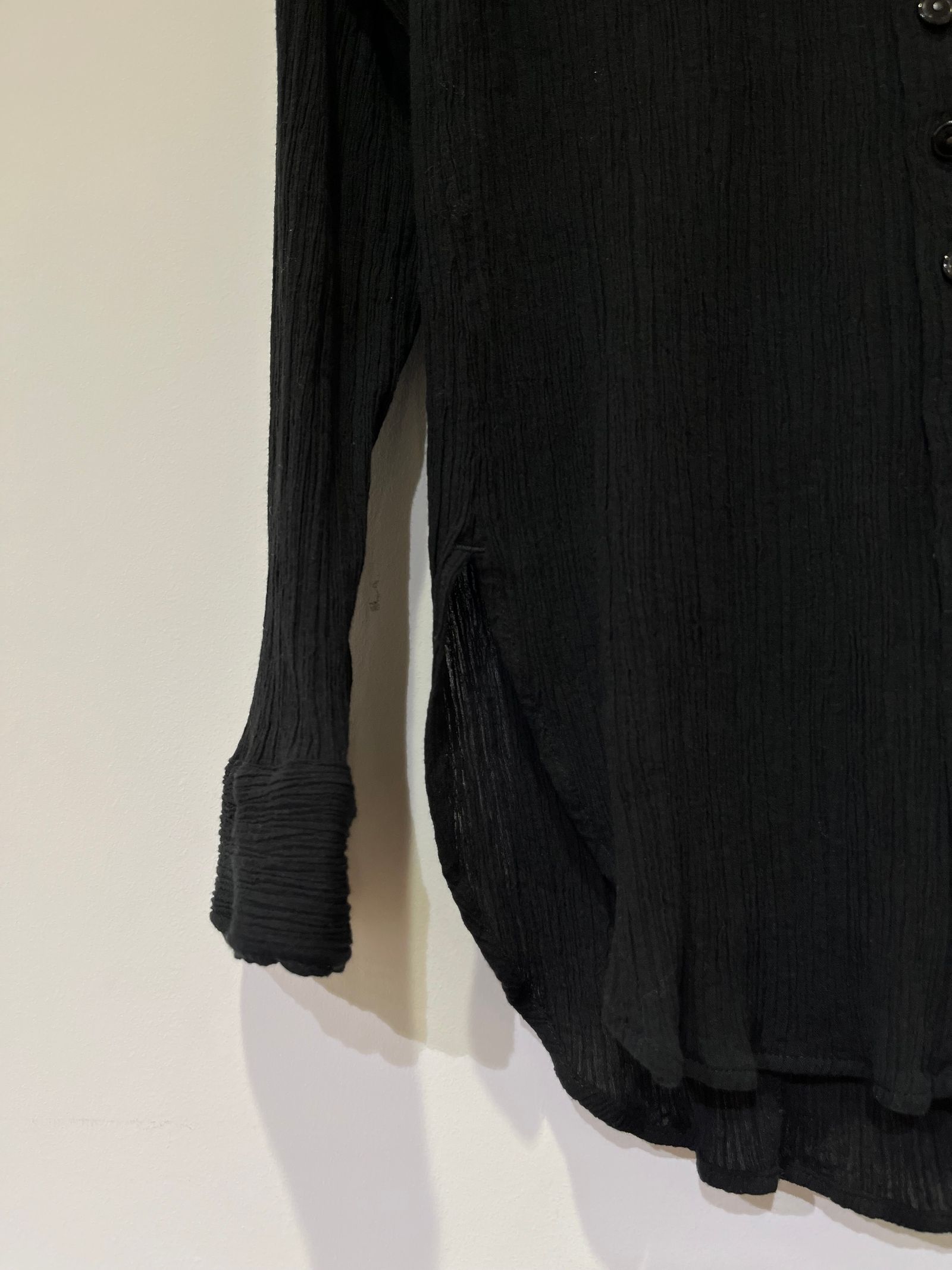 nowos - BLACK SHIRT 楊柳シャツ nowos 6204005942 | HALLOW's