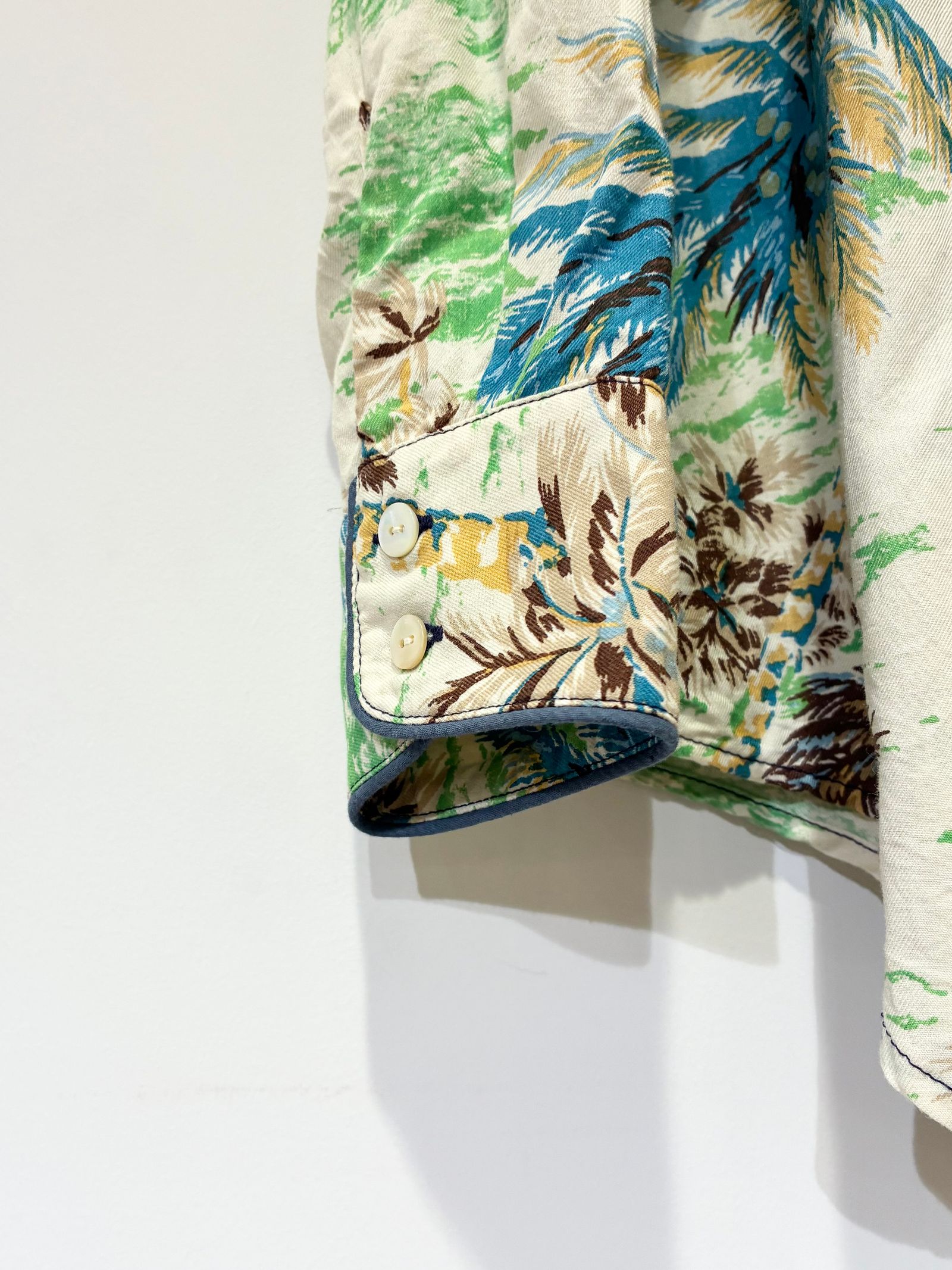 Printed Shirt / 柄シャツ / アイボリー