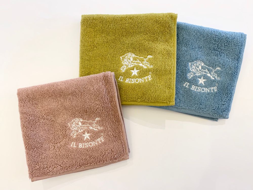 IL BISONTEの新色ミニタオル