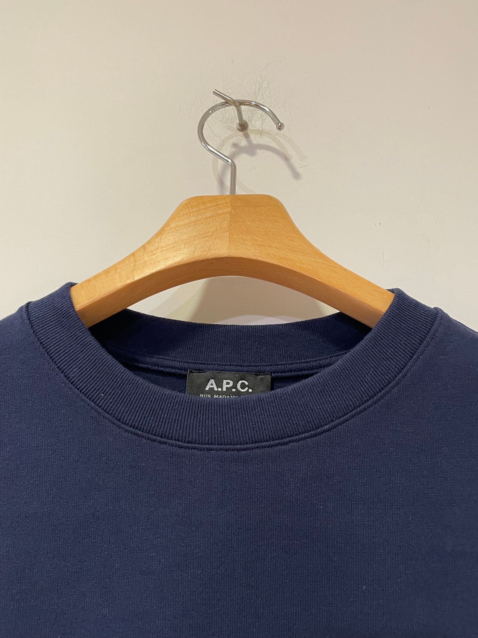 OLIVER Tシャツ / ワンポイント刺繡ロンT / ネイビー