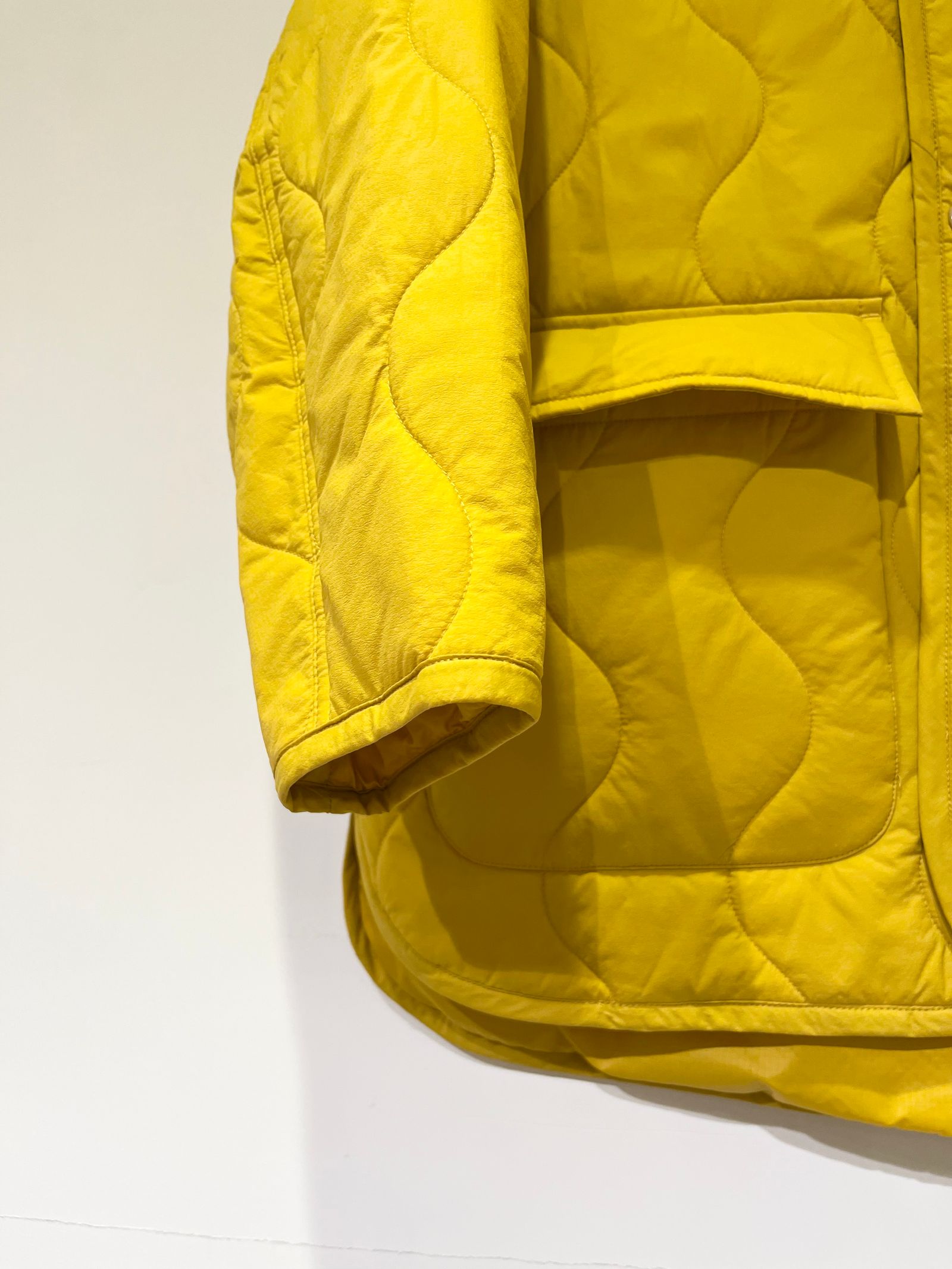 【WILD THINGS × unfil 】quilted nylon 2way jacket / キルティングジャケット / イエロー / マスタード