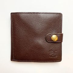 レザー二つ折り財布