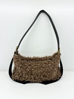 ELMO / カルガンラムエコファーショルダーバッグ / ブラウン