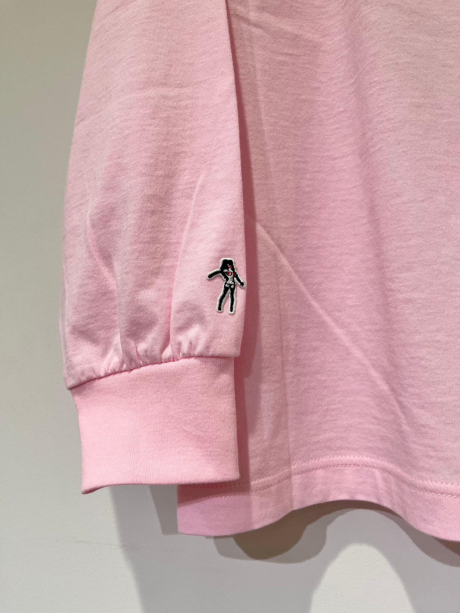 Oh Sherry / "New Day" L/S Tee / ロンT /ロングスリーブTシャツ / ピンク