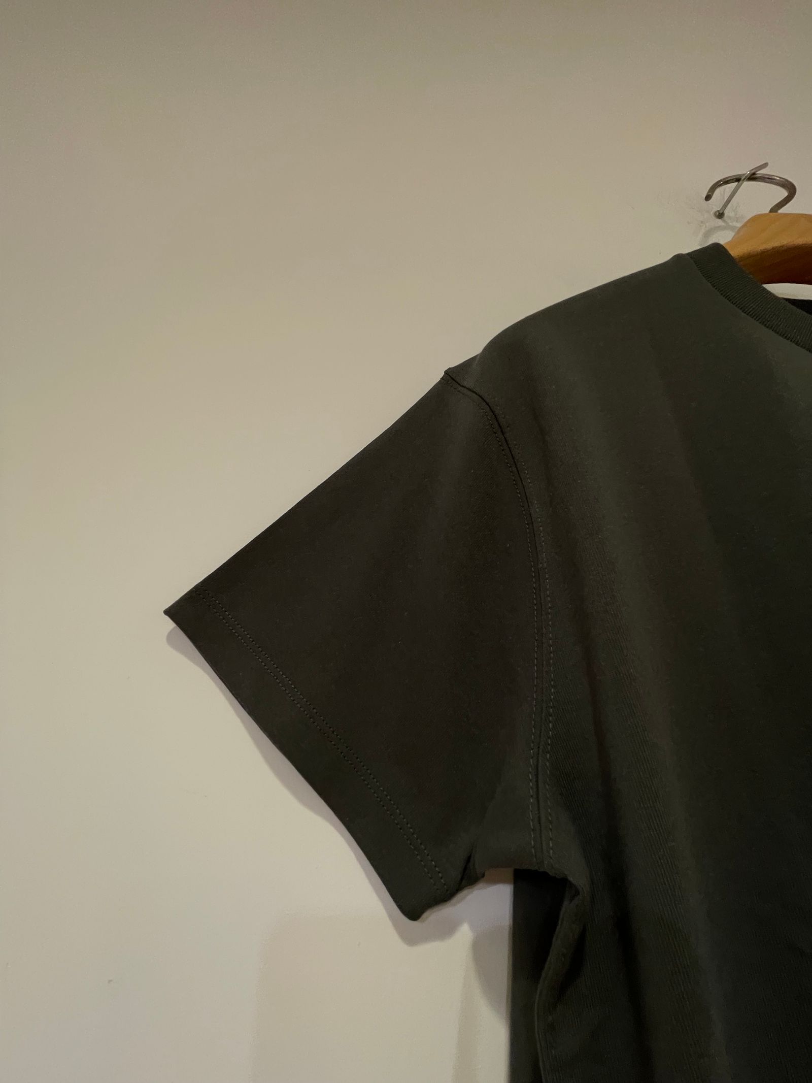 WOMEN'S SHORT SLEEVE POCKET T-SHIRT PLAIN / 半袖ポケットTシャツ / グレー