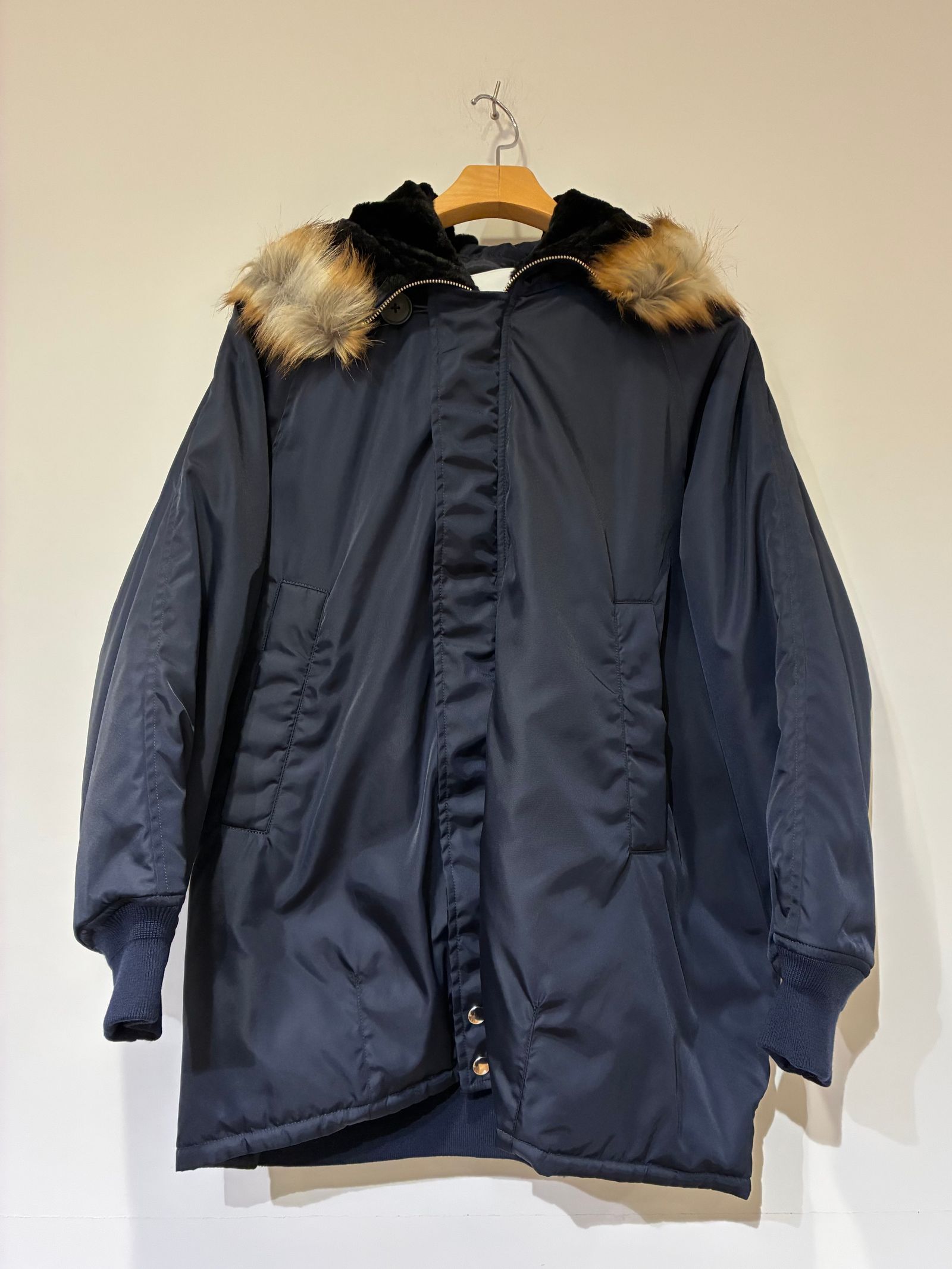 ロングN2Bジャケット / フライトジャケット / ブネイビー