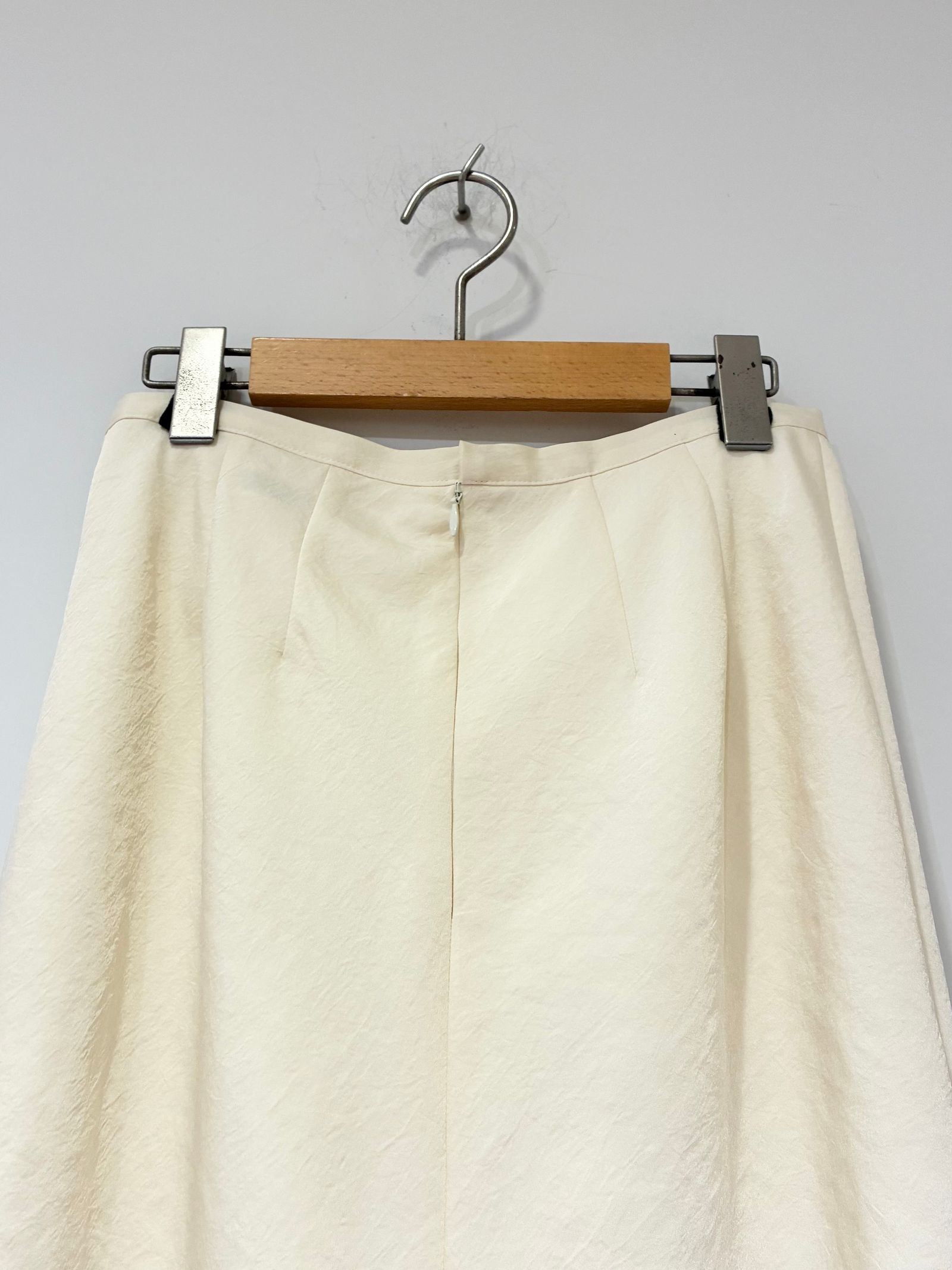 Textured Satin Bias Skirt / マーメイドスカート / アイボリー