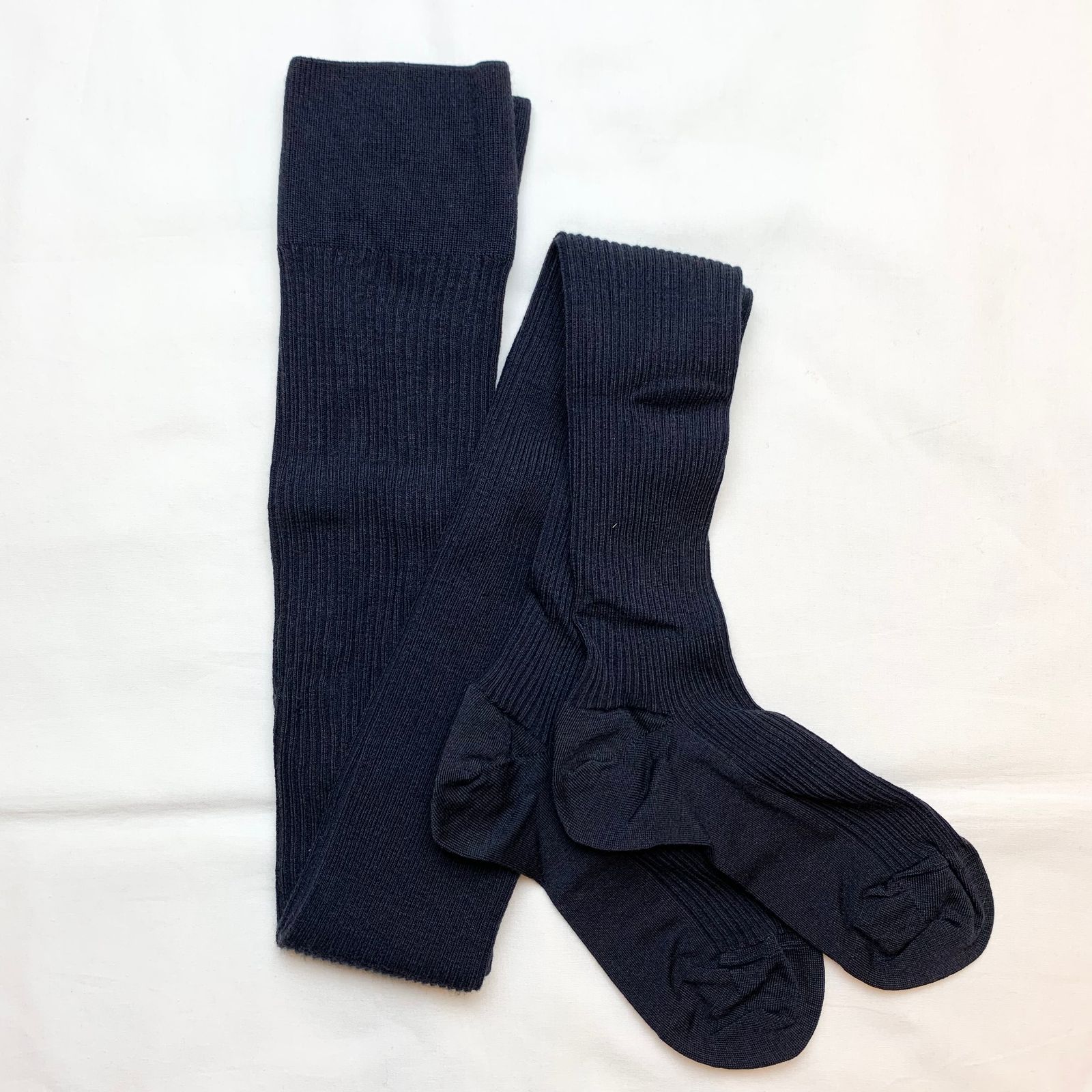 SOFTMERINO リブタイツ