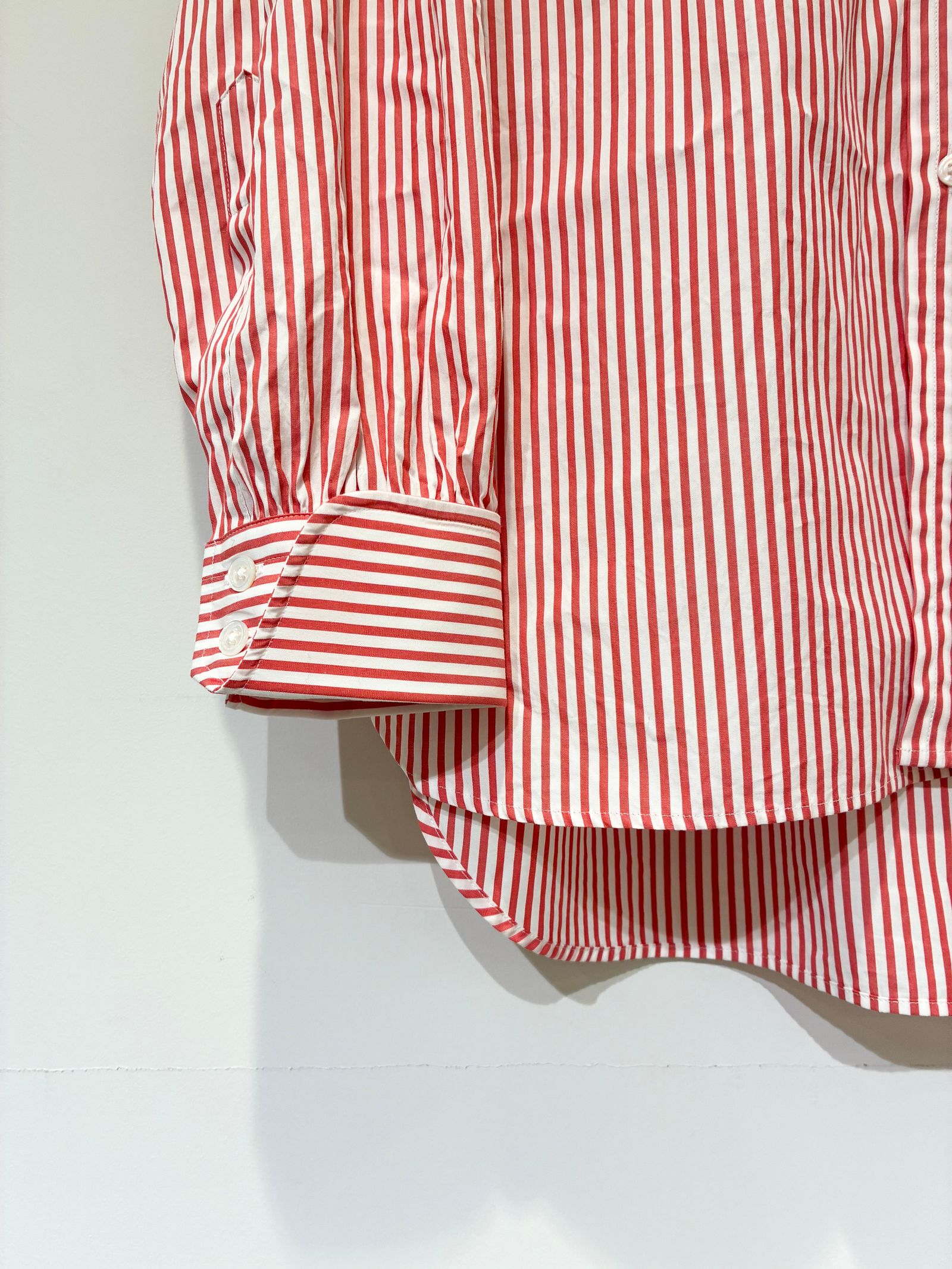 JERMYN SHIRT / ジャーミンシャツ / ストライプ / レッド / ホワイト
