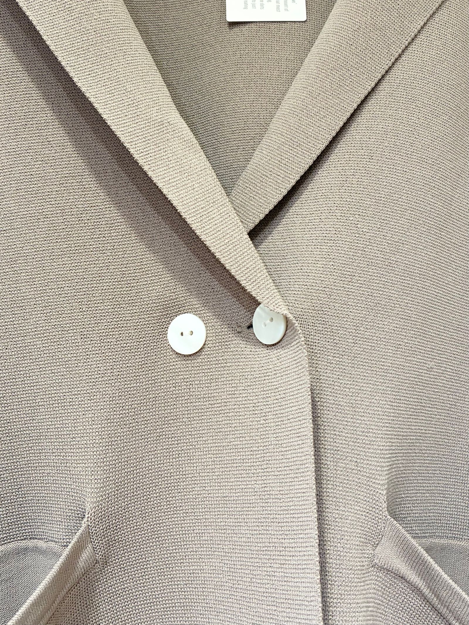 ニットアウター ジャケット / ベージュ