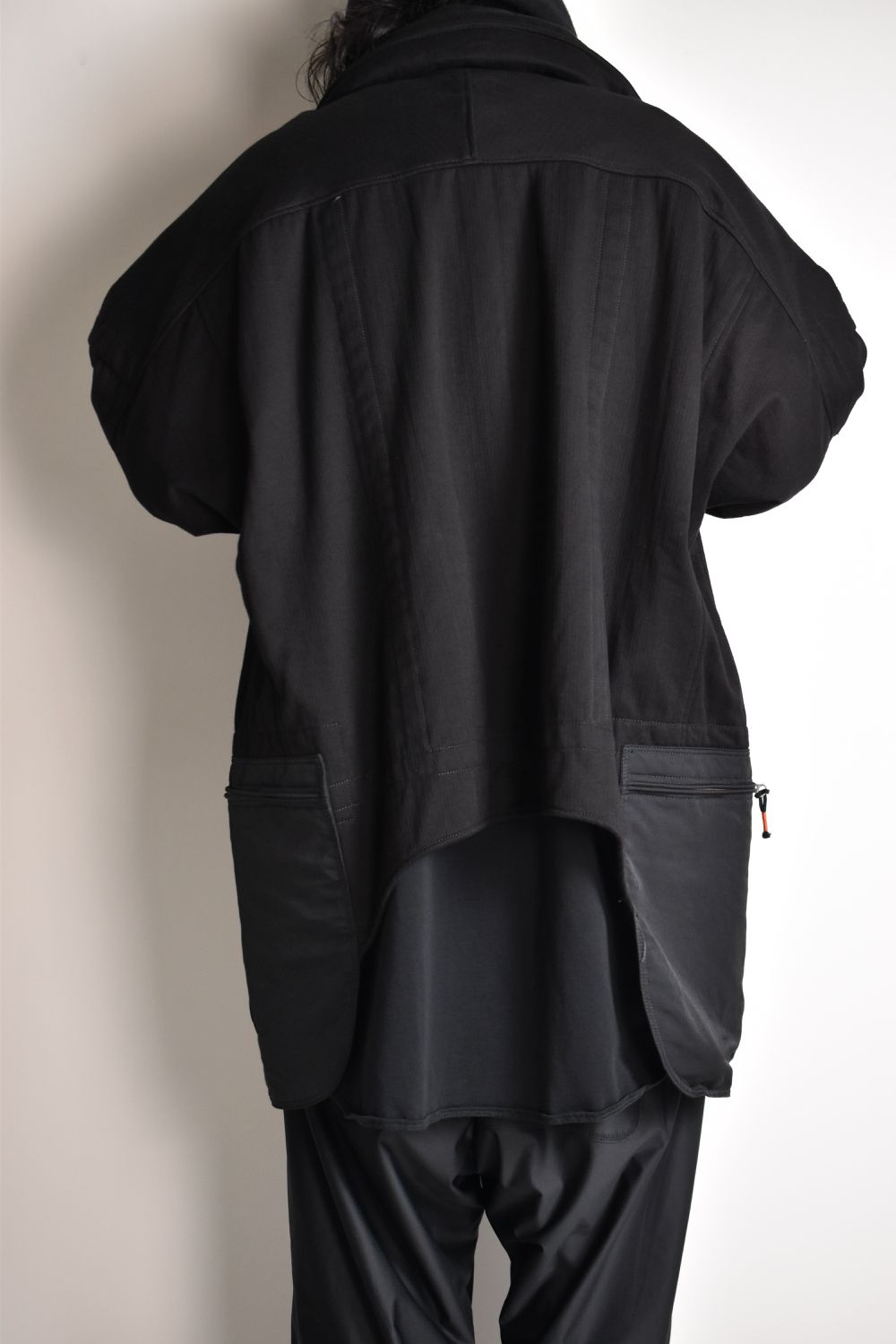AIRBORNE SMOCK JUMP WIDE JACKET c/#1 BLACK