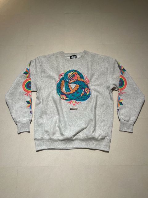 ウロボロス スウェットクルーネック GREY