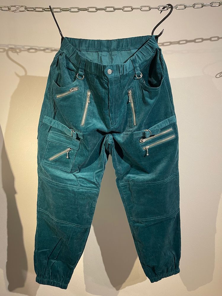 ジップリラックスパンツ (Black, B.Green, Off White) / 945-79TP217-1