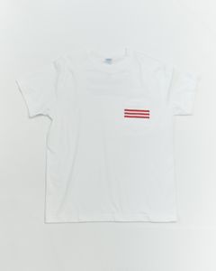 Hiroshima Denim ポケットTEE (WHITE)
