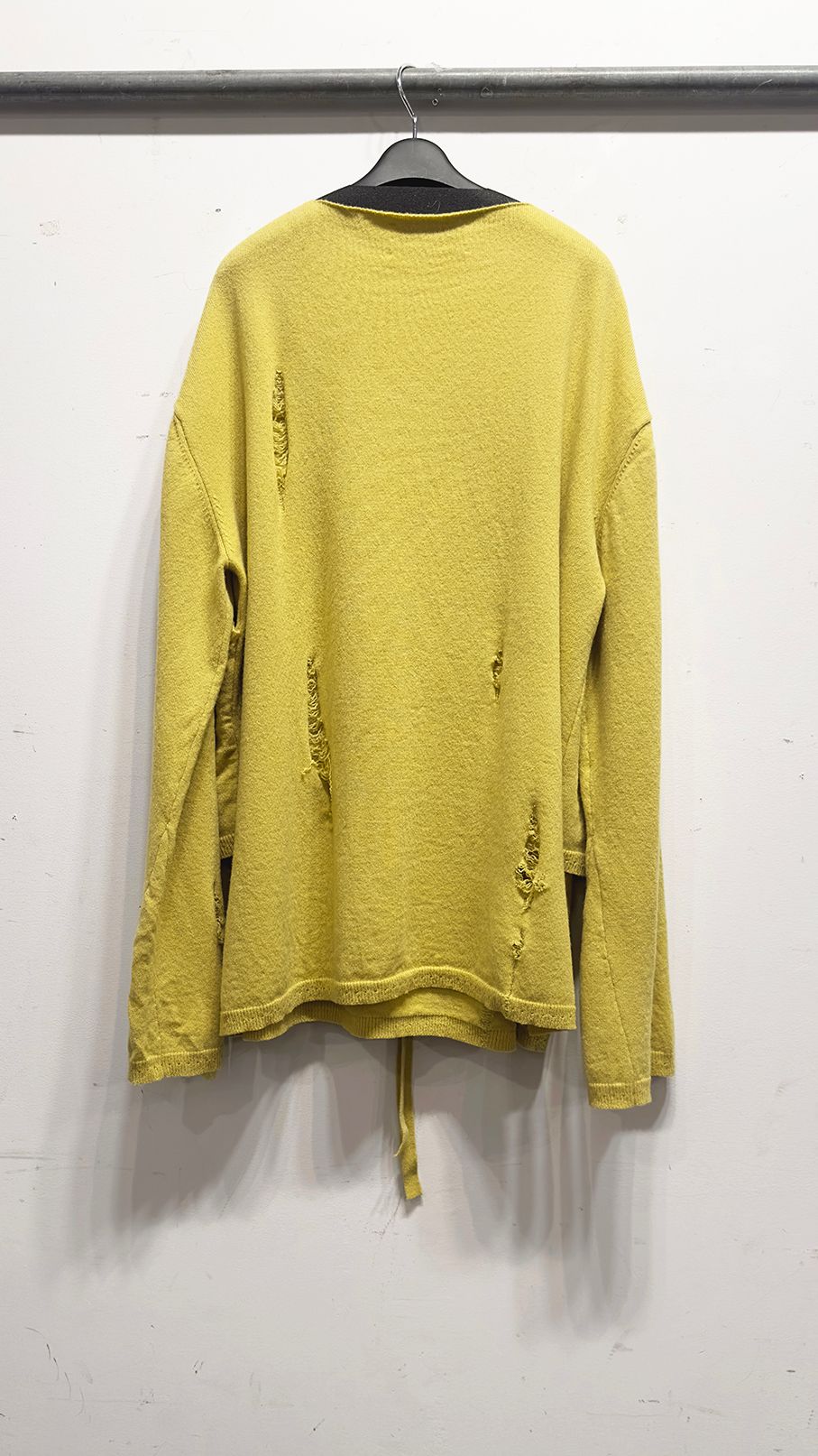 JANIS’S LAYERED KNIT PULLOVER / プルオーバーニット (Black, Yellow)