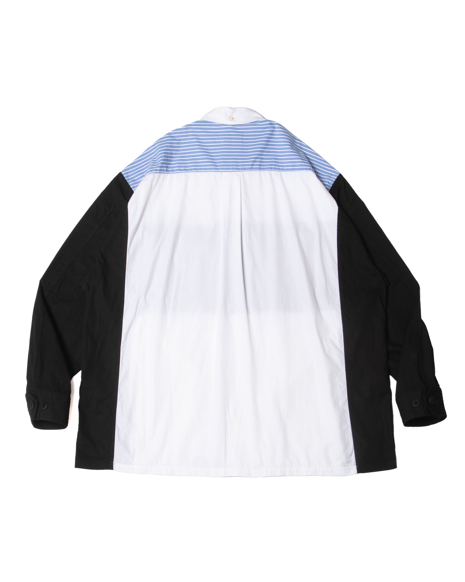 「予約商品」PASTED SOLDIER95 BUTTONDOWN OVERSIZED SHIRTS / col: BLACK