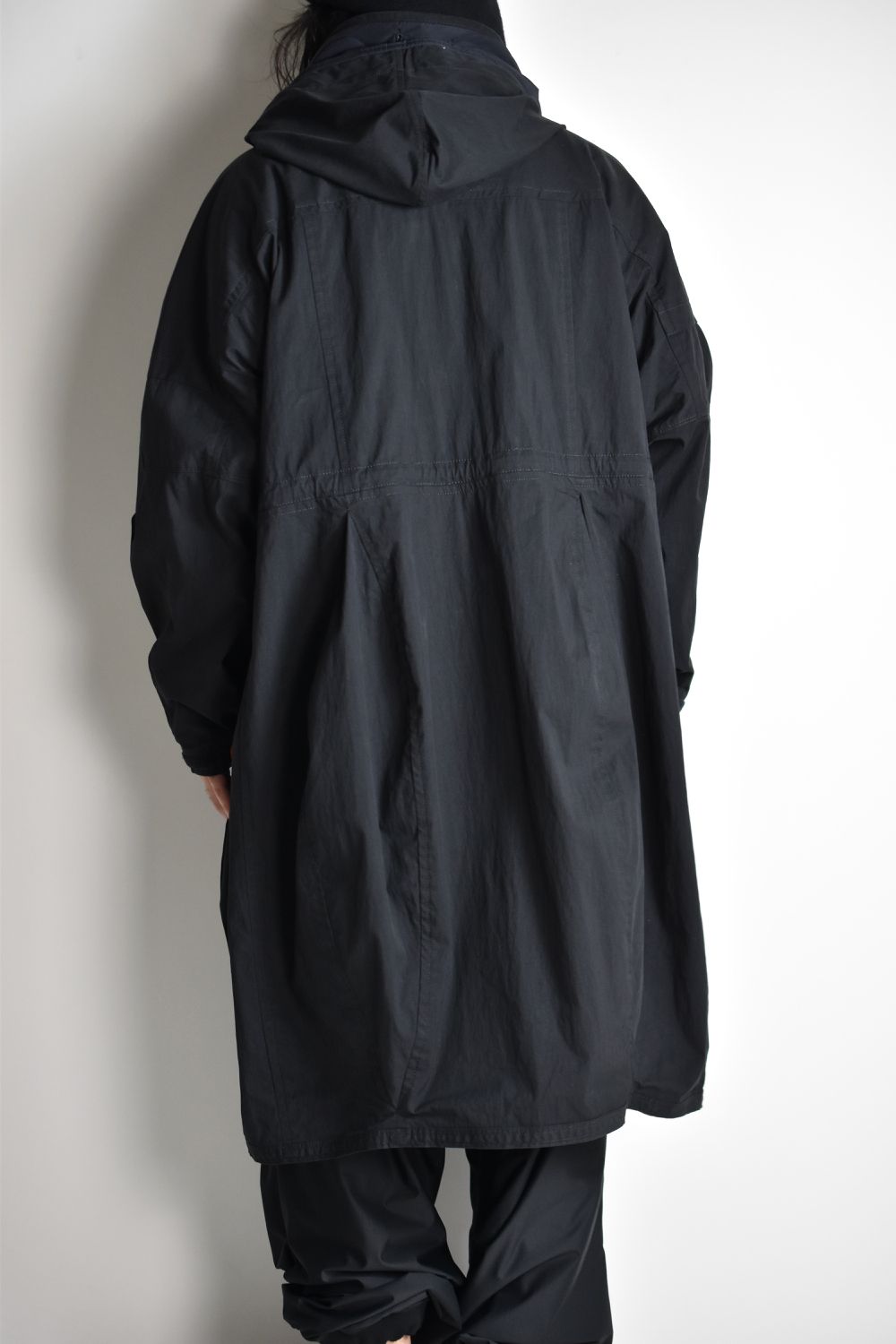 FLIGHT BALLOON WIDE LONG COAT c/#1 BLACK