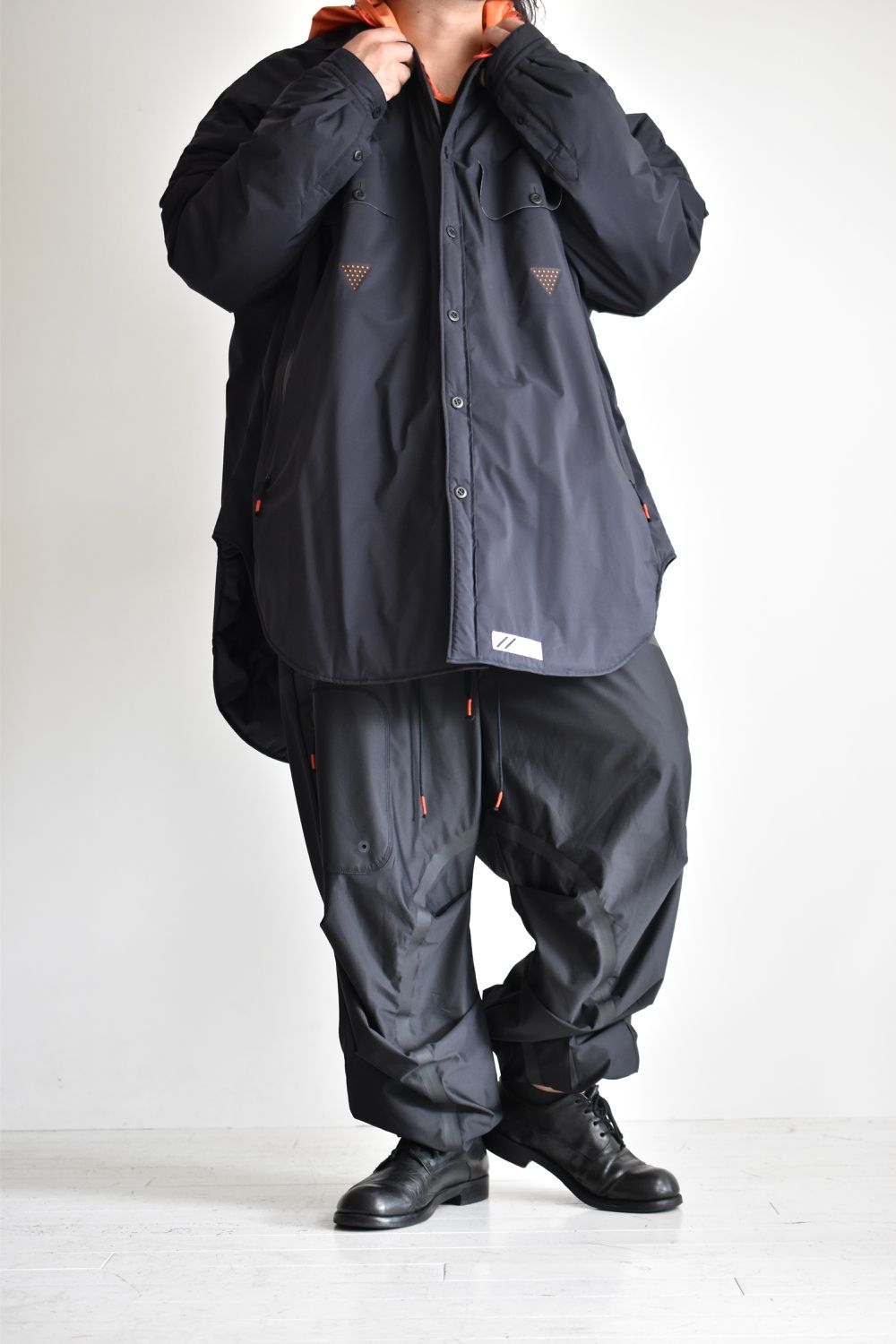BAGGY RIP-STOP PANTS c/#1 BLACK