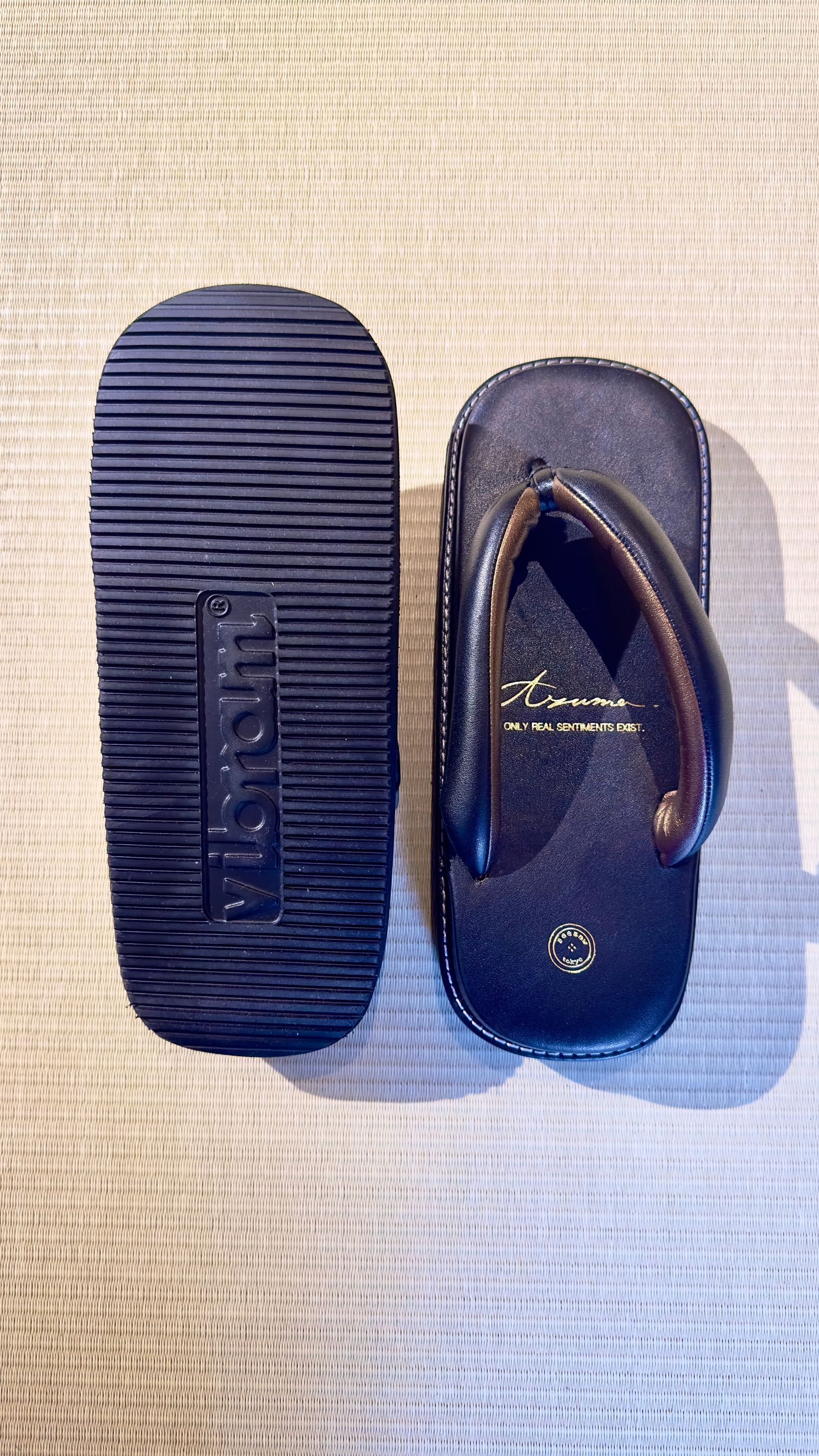 LEATHER SETTA / レザーセッタ (BLACK,BLUE)