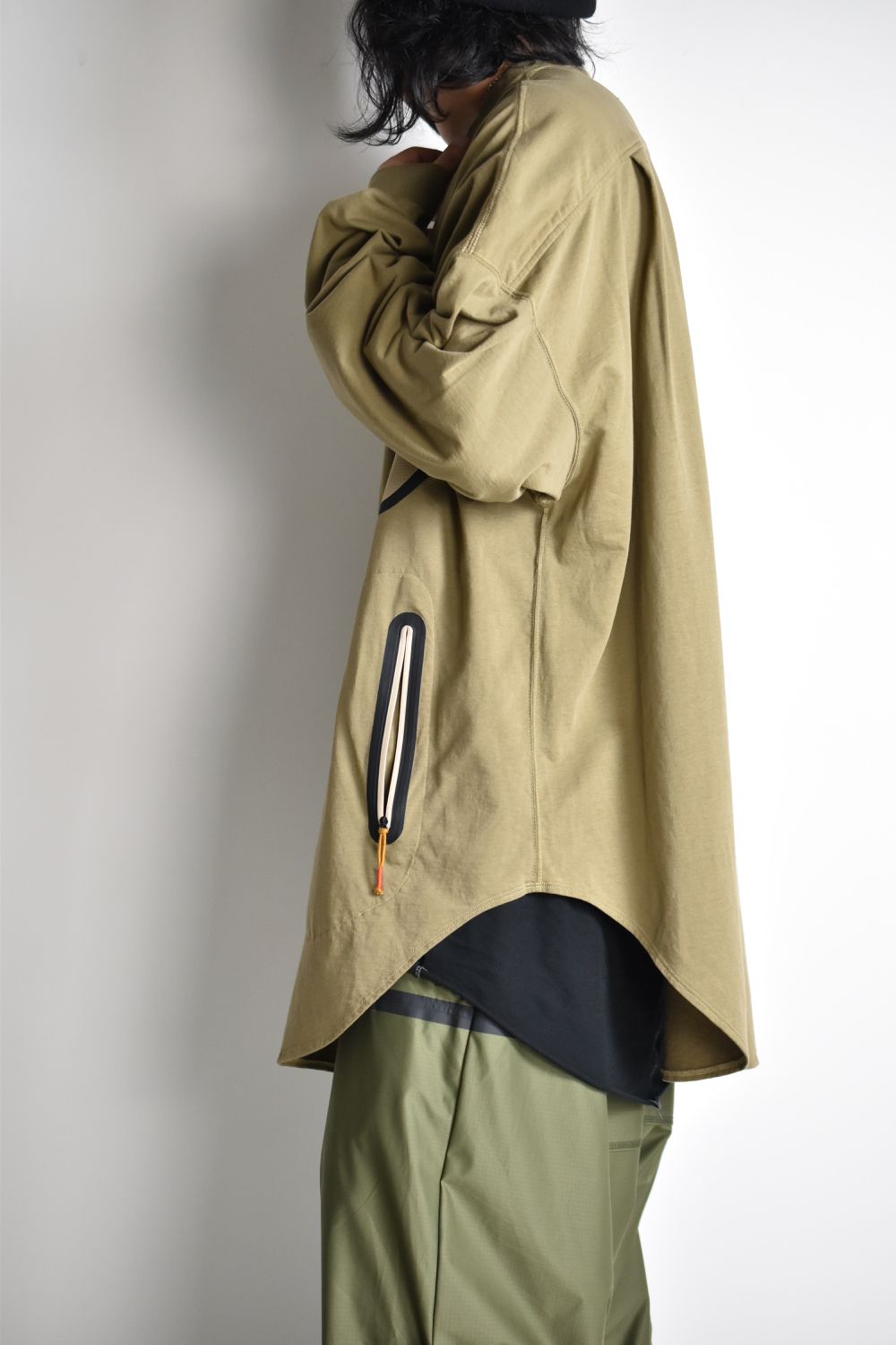 TOO BIG BAGGY NECK JERSEY c/#3 SAND