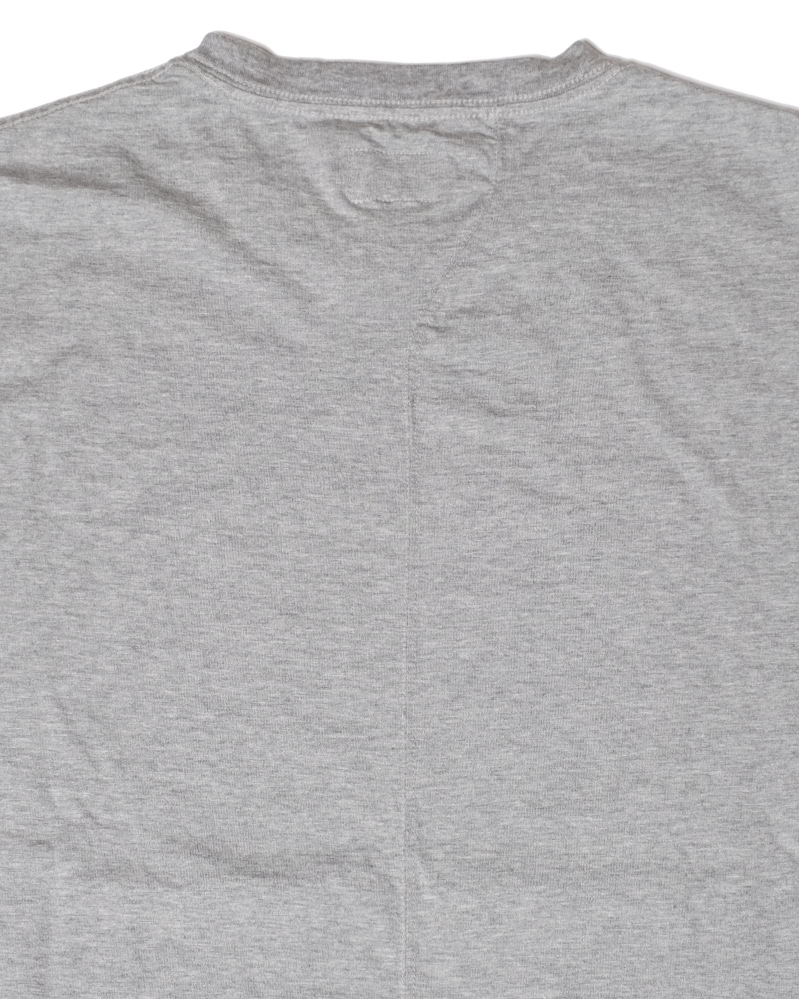 「予約商品」BACK-SEAM EMBLEM PLAIN TEE / col: HEATHER GRAY