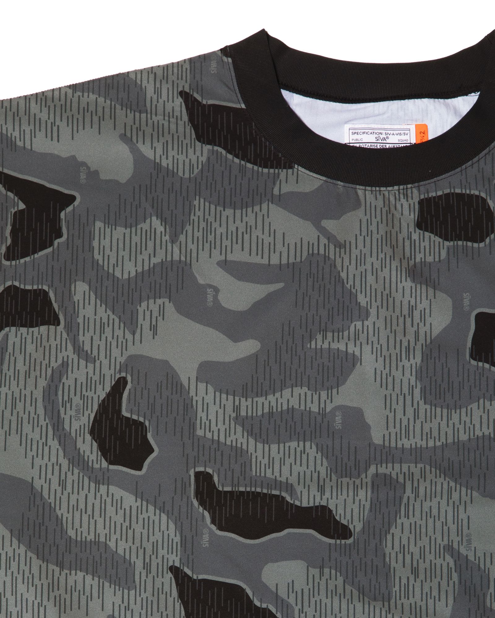 「予約商品」SPLINTER-CAMO MECHANIC STORAGE LOOSE-FIT TEE / col: BLACK