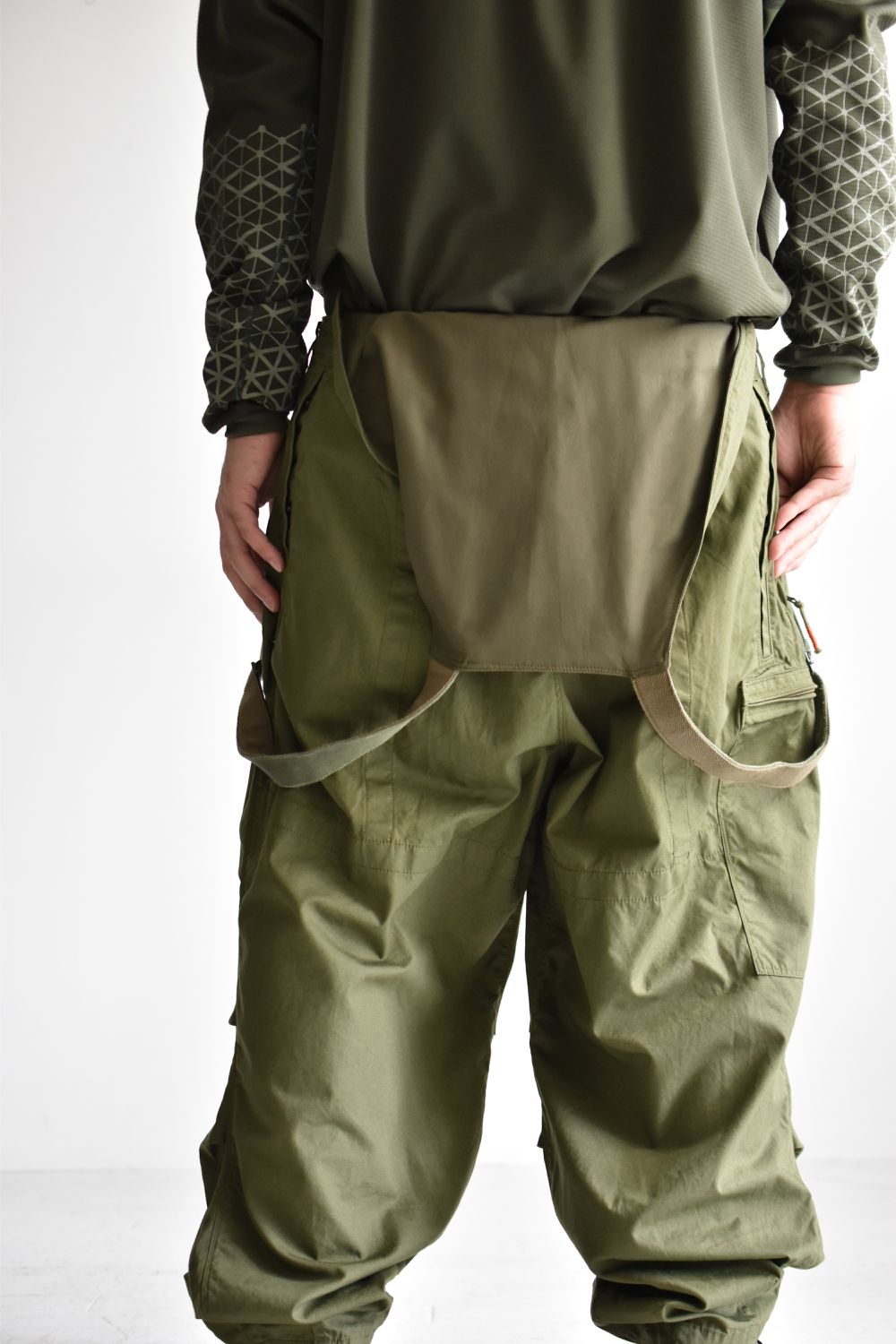 FLIGHT PLEATED SUSPENDER TROUSERS c/#2 OD