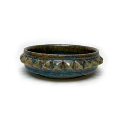 PYRAMID STUDS TRAY "TURQUOISE" -陶器皿-