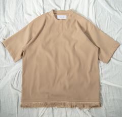 「予約商品」FRINGED PULLOVER SHIRT (BEIGE)