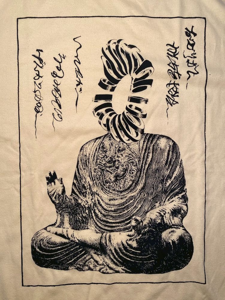 【受注生産】HALLUCINATION CLUB "ZAZOU  T-shirts" IVORY  (satoshi ito)