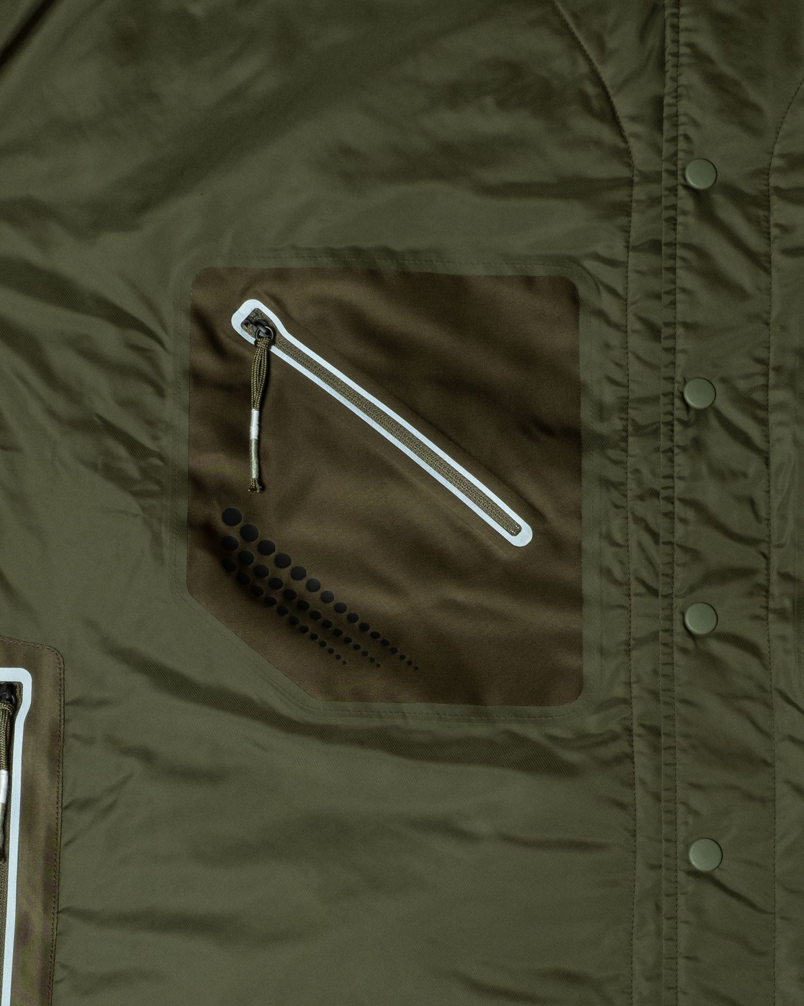 「予約商品」COLLARLESS OVERSIZED LONG PADDING COAT / col: KHAKI