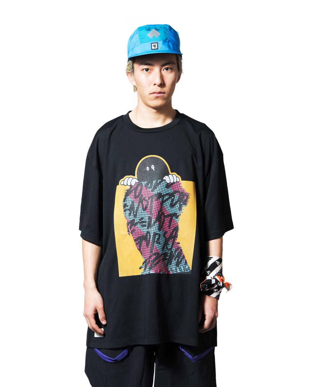 INU x RATFACE WIDE DRY-TEE / col: BLACK