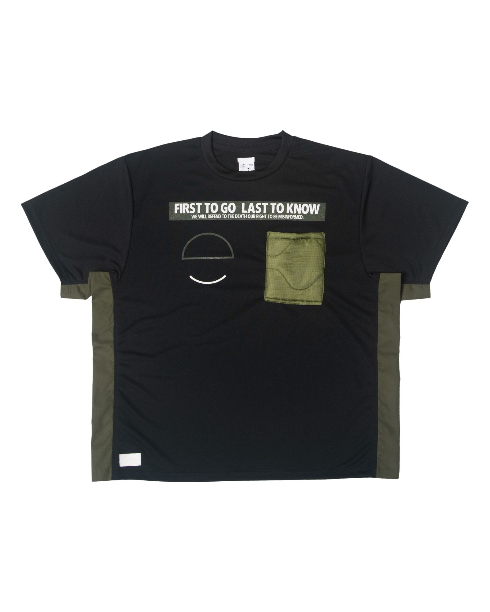 FTG-FTK POCKET WIDE DRY TEE / col: BLACK