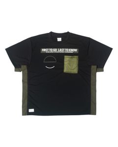 FTG-FTK POCKET WIDE DRY TEE / col: BLACK