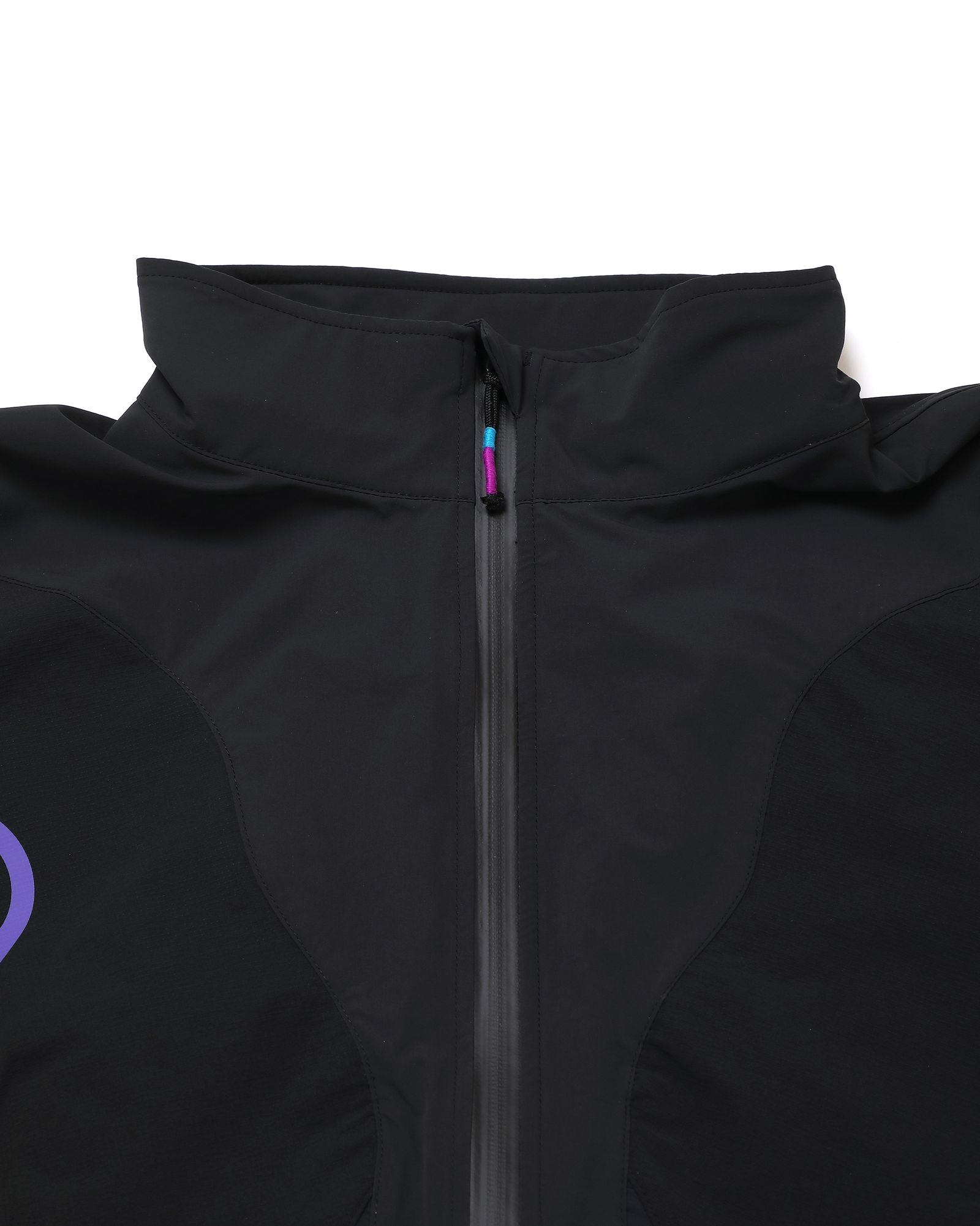 「予約商品」DOLMAN WIDE NYLON JACKET # c/BLACK