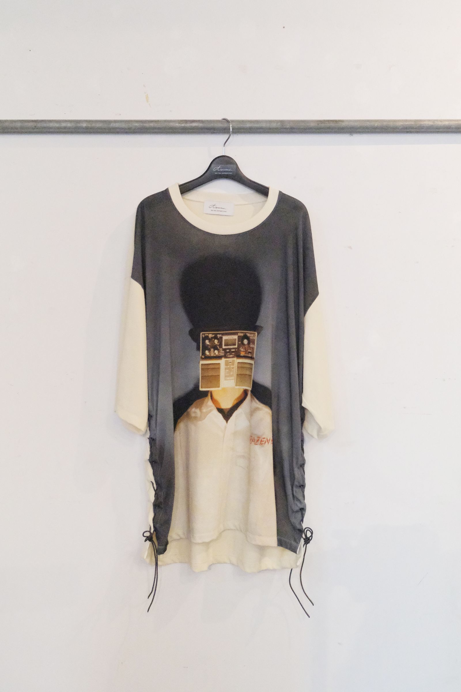 × ZAZENBOYS DELAYMAN LACE UP S/S / Tシャツ
