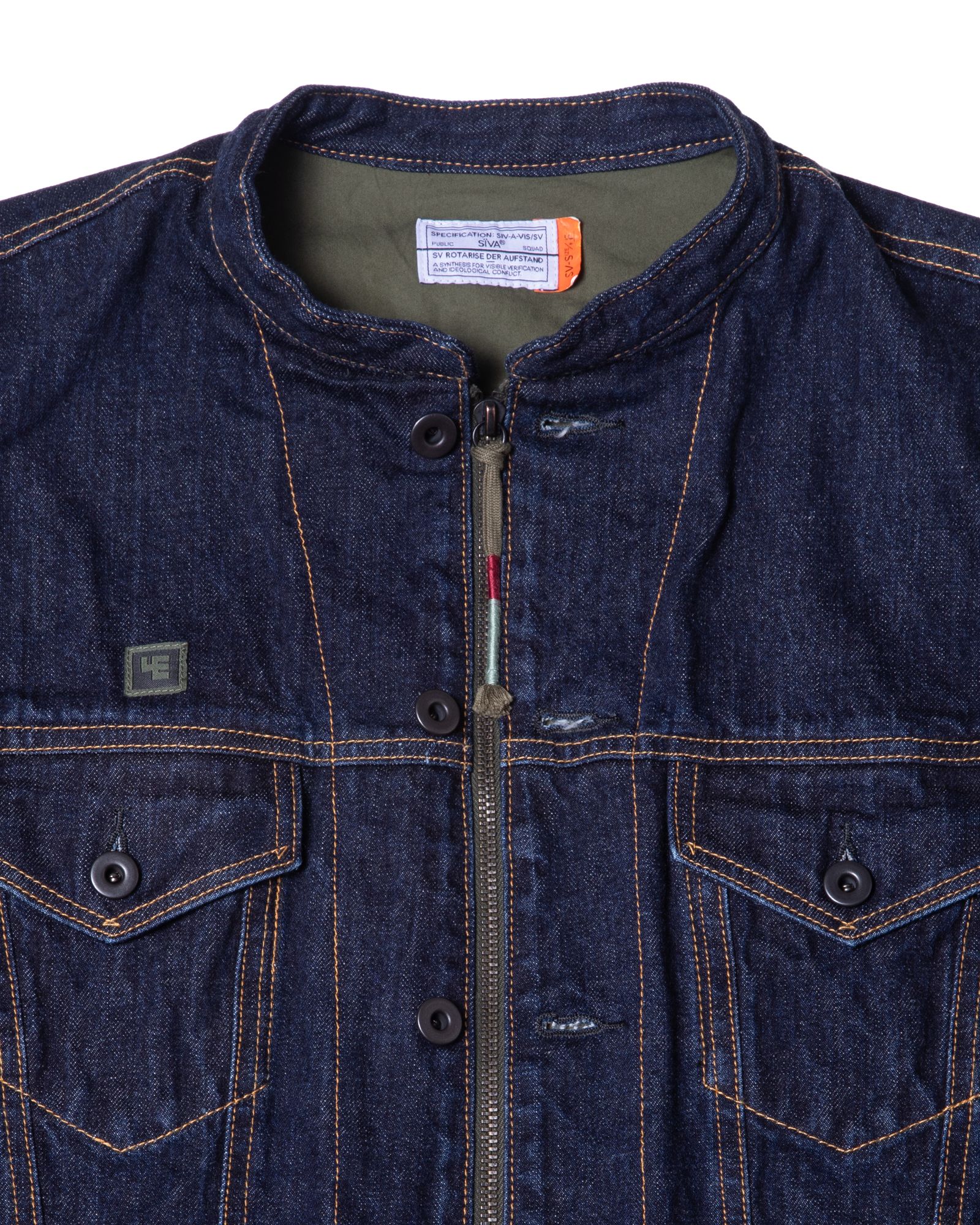 「予約商品」DENIM GS-MK2 COMBAT OVERSIZED JACKET / col: KHAKI