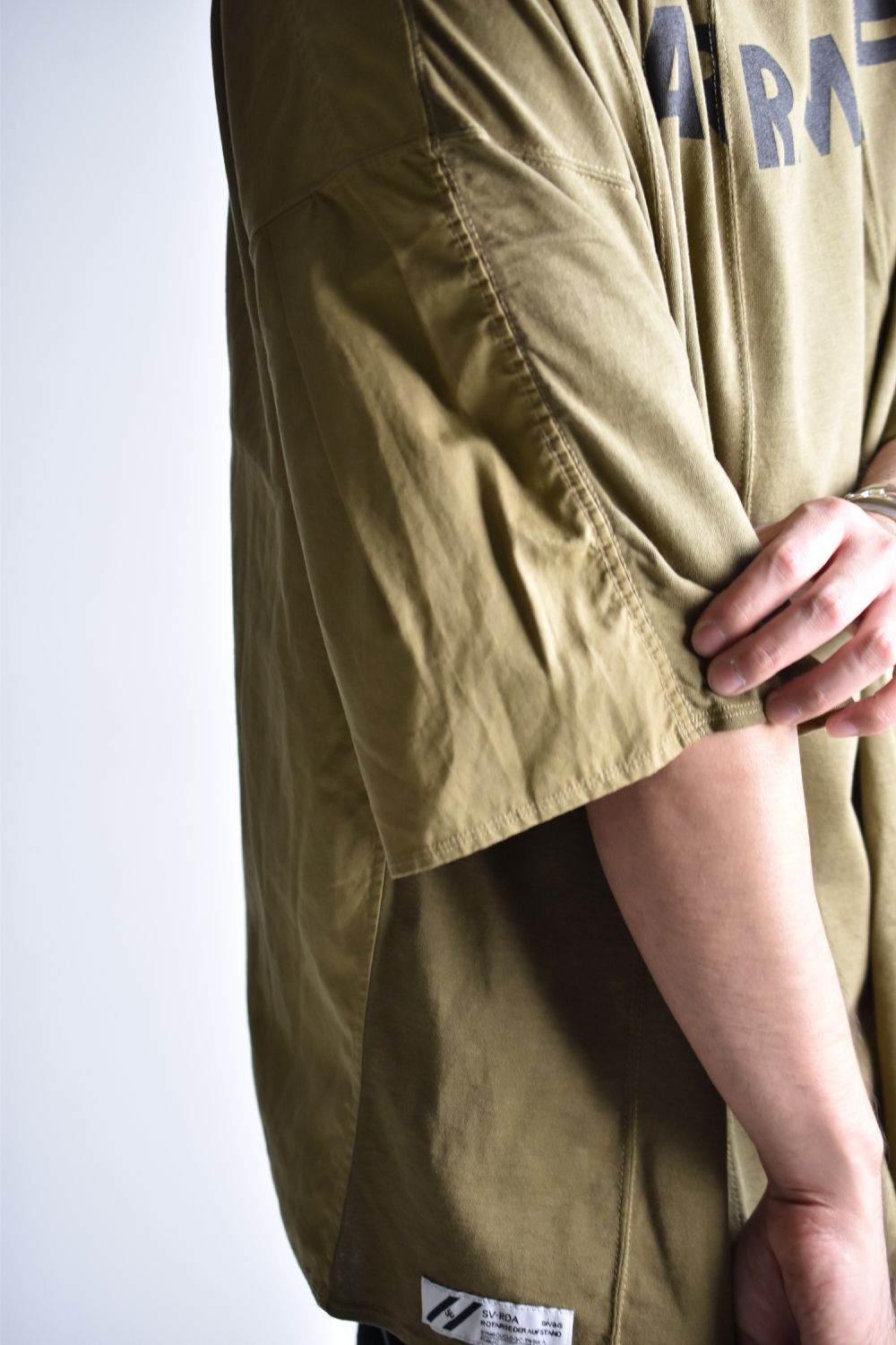 ARMED WIDE SHIRT c/#3 SAND