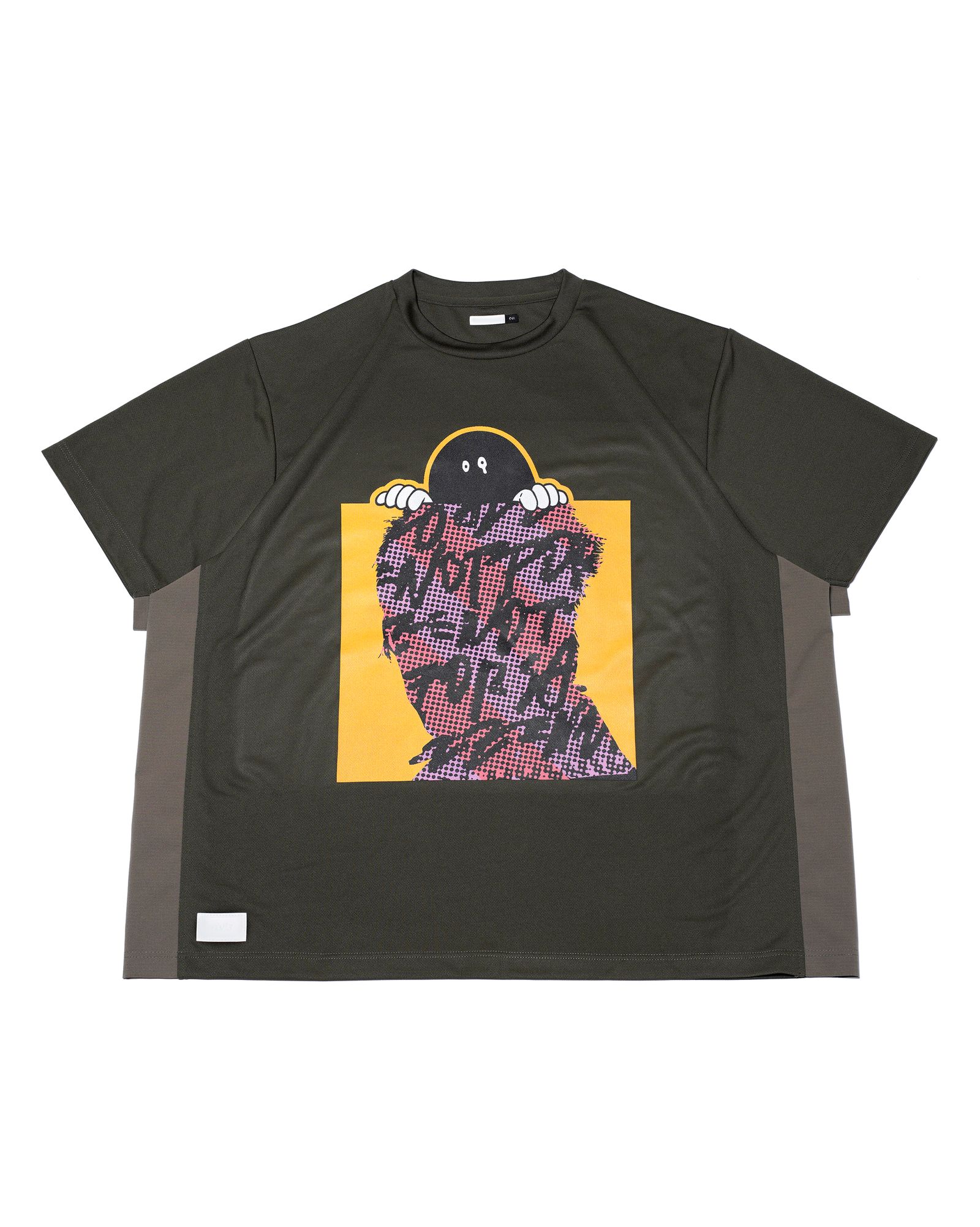 INU x RATFACE WIDE DRY-TEE / col: KHAKI