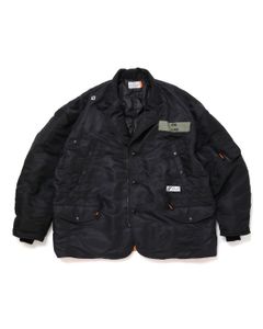 「予約商品」MA-1 FLIGHT DOUBLE-JACKET # c/BLACK