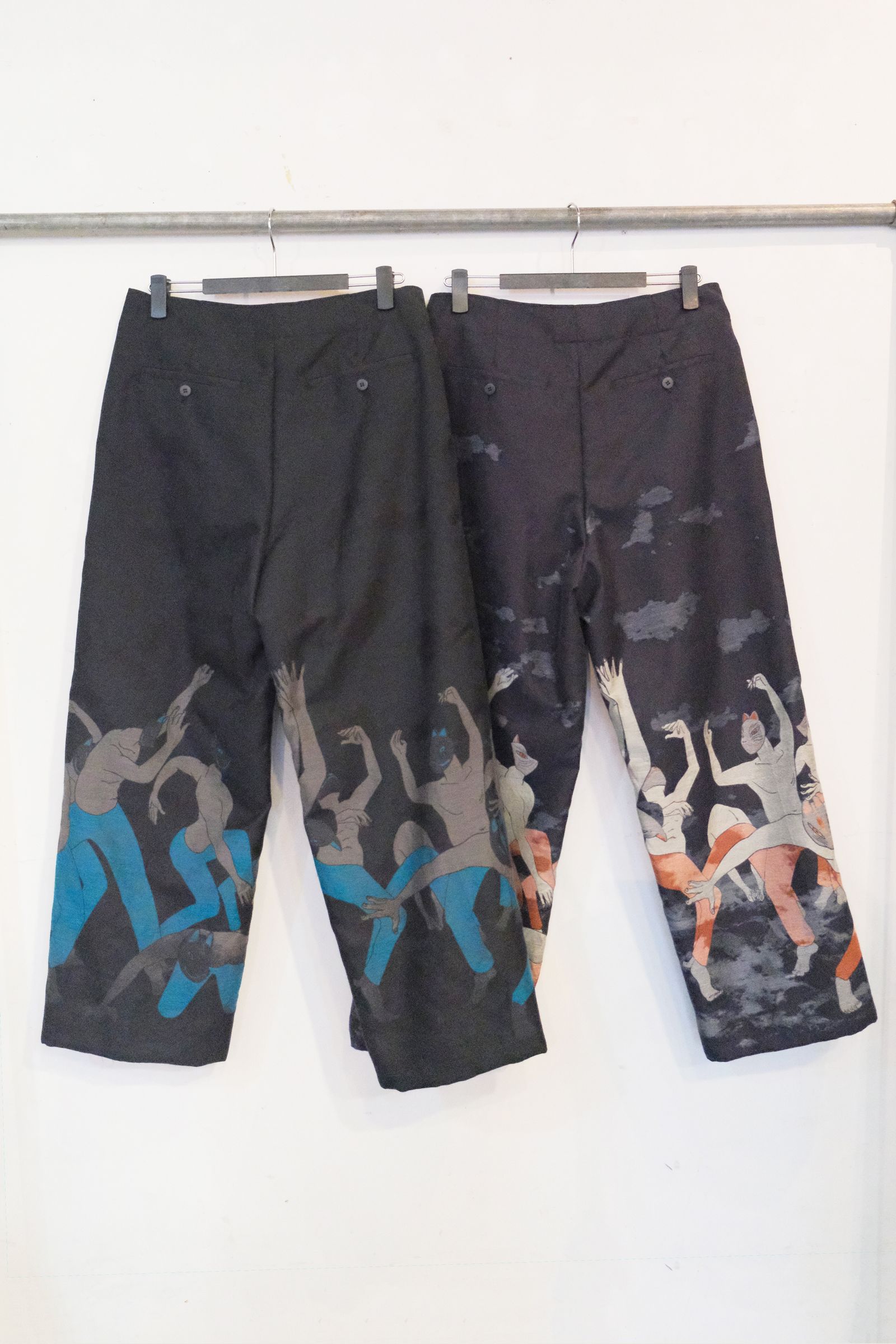 KITSUNE JACQUARD WIDE SLACKS / スラックス