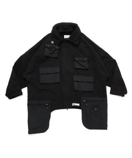 AIRBORNE SMOCK JUMP WIDE JACKET c/#1 BLACK