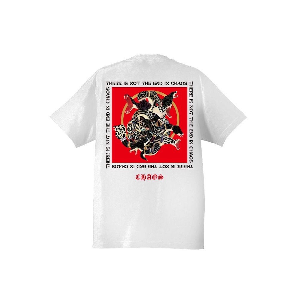 「予約商品」CHAOS SNAKE  S/S T-shirts (WHITE)