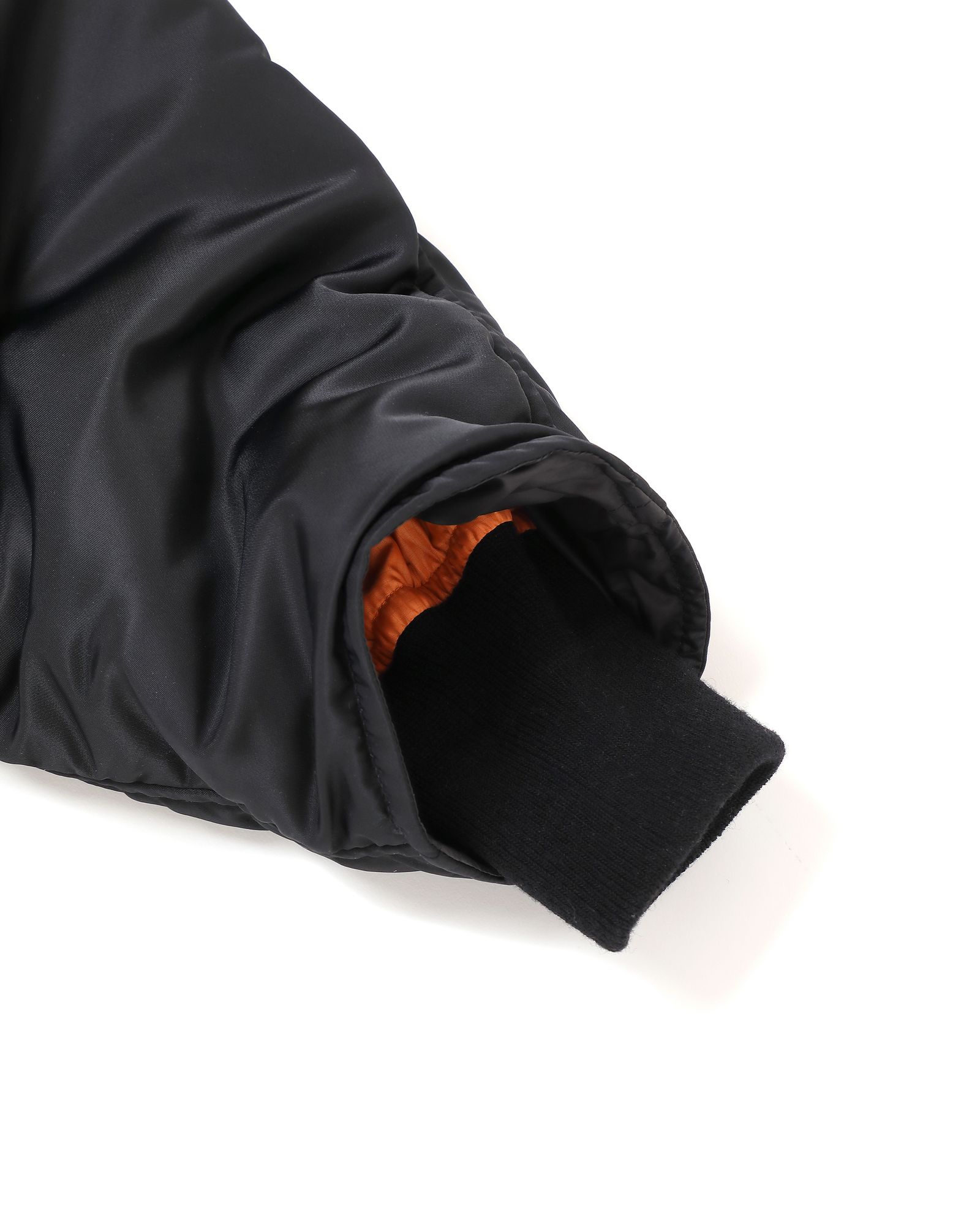 「予約商品」MA-1 FLIGHT DOUBLE-JACKET # c/BLACK