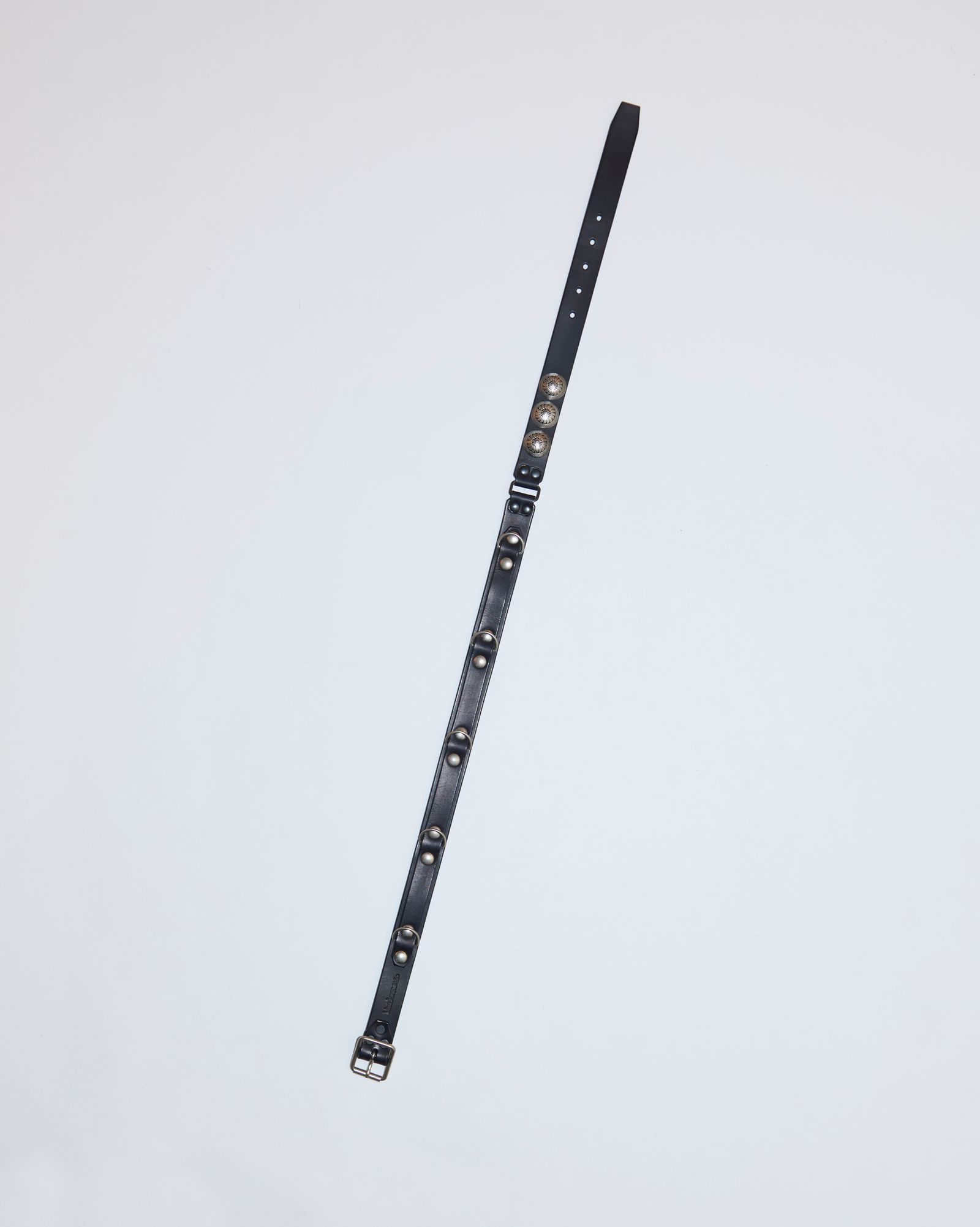 945-80TAC104-1 / ナローコンチョベルト (BLACK/BLACK, BLACK/SILVER)