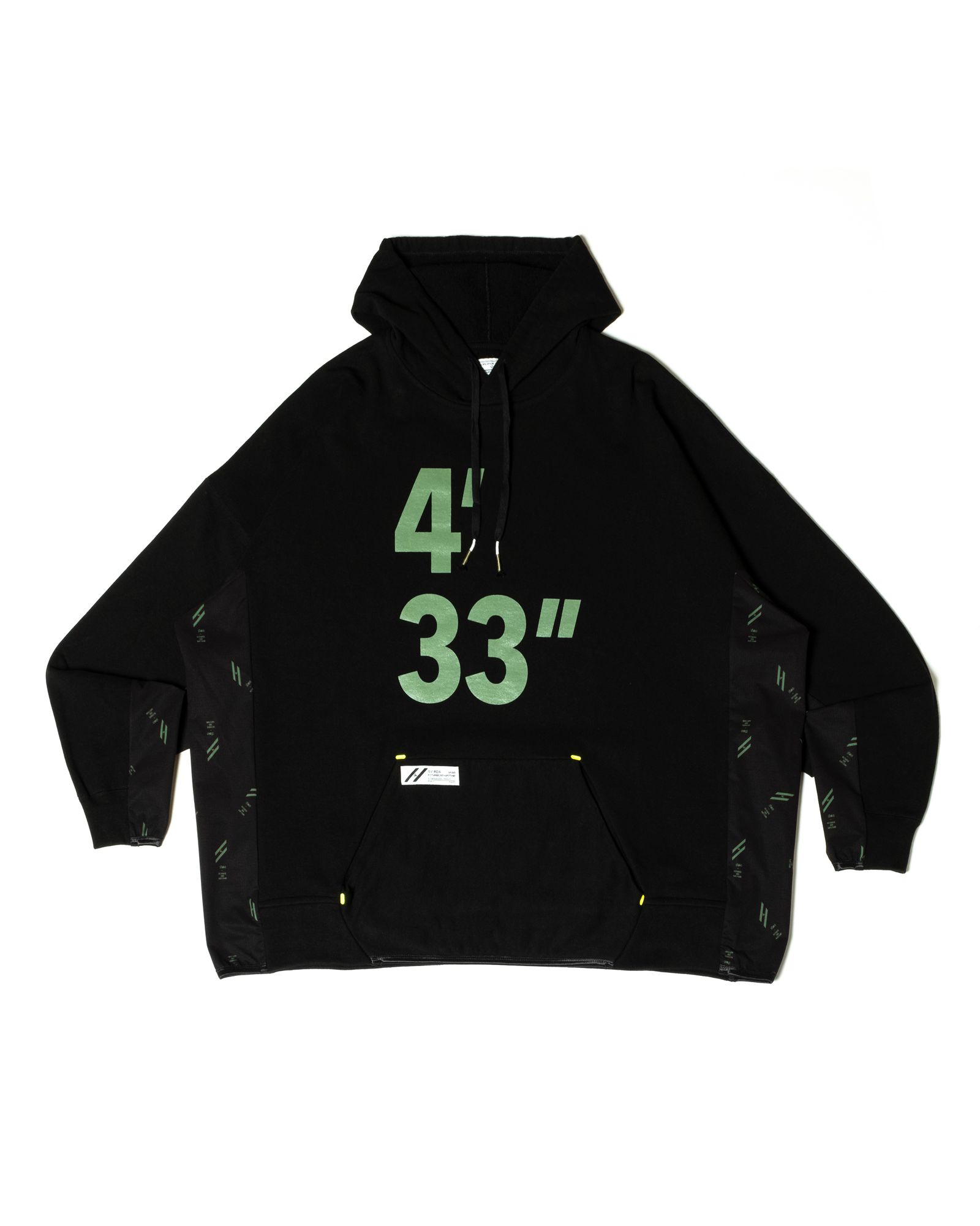 「予約商品」KANGAROO-POCKET WIDE JOGGER HOODIE / col: BLACK